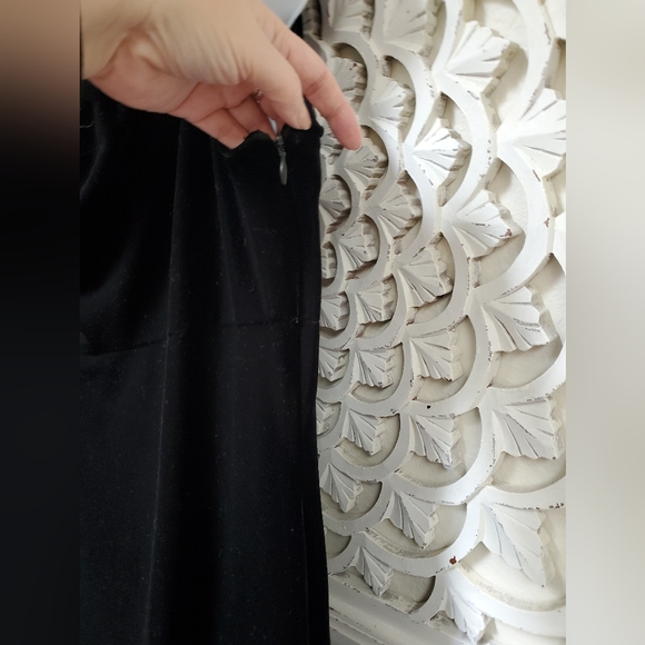 Vintage Velour Velvet Maxi Dress by DW3 for David Warren - Picture 5 of 12